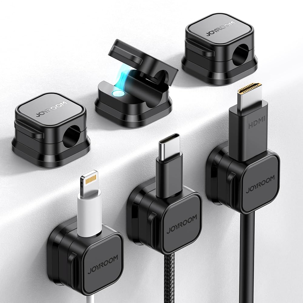 LANMU ケーブルホルダー マグネットクリップ 直径7.5mm 大口径 6個 Amazon.co.jp: JOYROOM ケーブルホルダー「6個セット·業界初